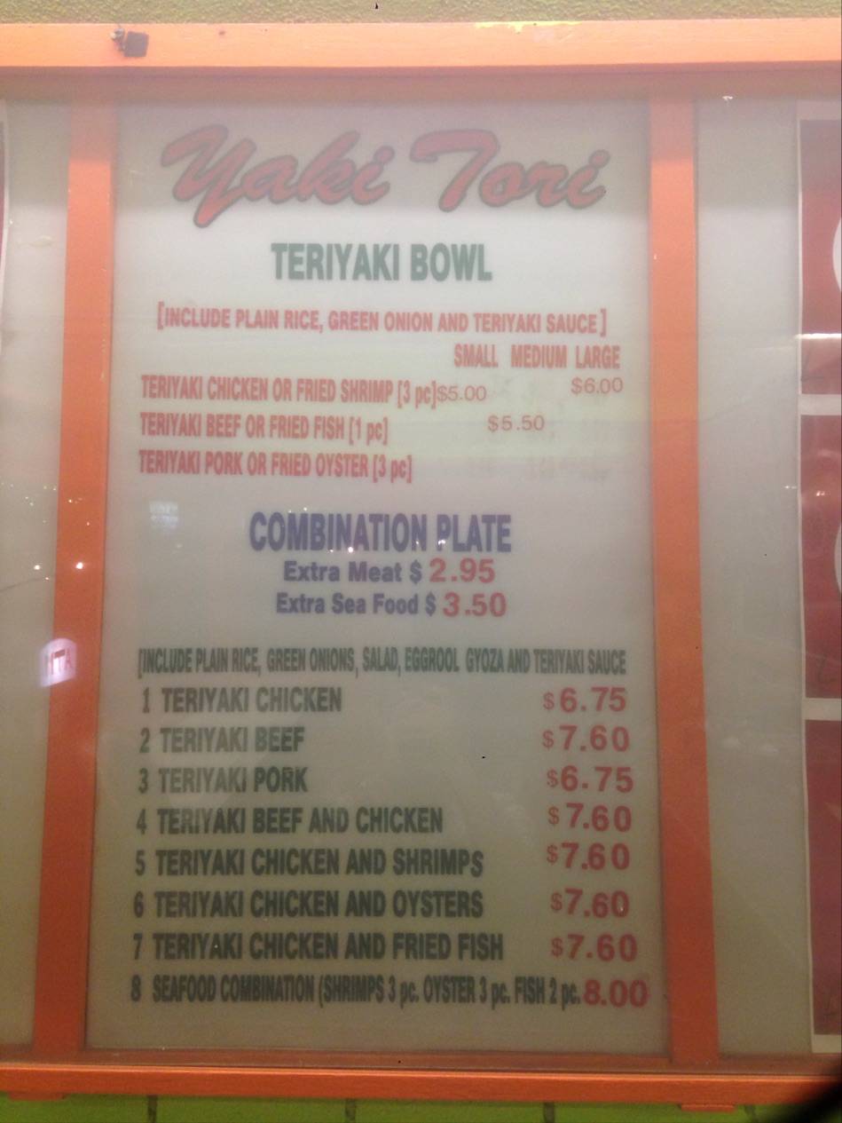 Yaki Tori | restaurant | 6502 Westminster Blvd, Westminster, CA 92687, USA | 7146506966 OR +1 714-650-6966