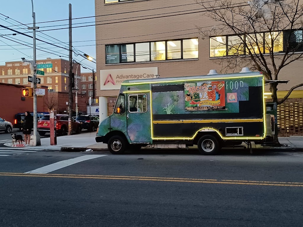 Tacos san jose mexican food truck | restaurant | Broadway &, 23rd St, Queens, NY 11106, USA | 3472689357 OR +1 347-268-9357