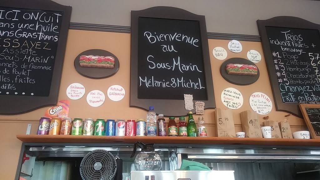 Le Sous-Marin | restaurant | 204 Rue Jacques-Cartier S, Saint-Jean-sur-Richelieu, QC J3B 4J2, Canada | 4503467496 OR +1 450-346-7496
