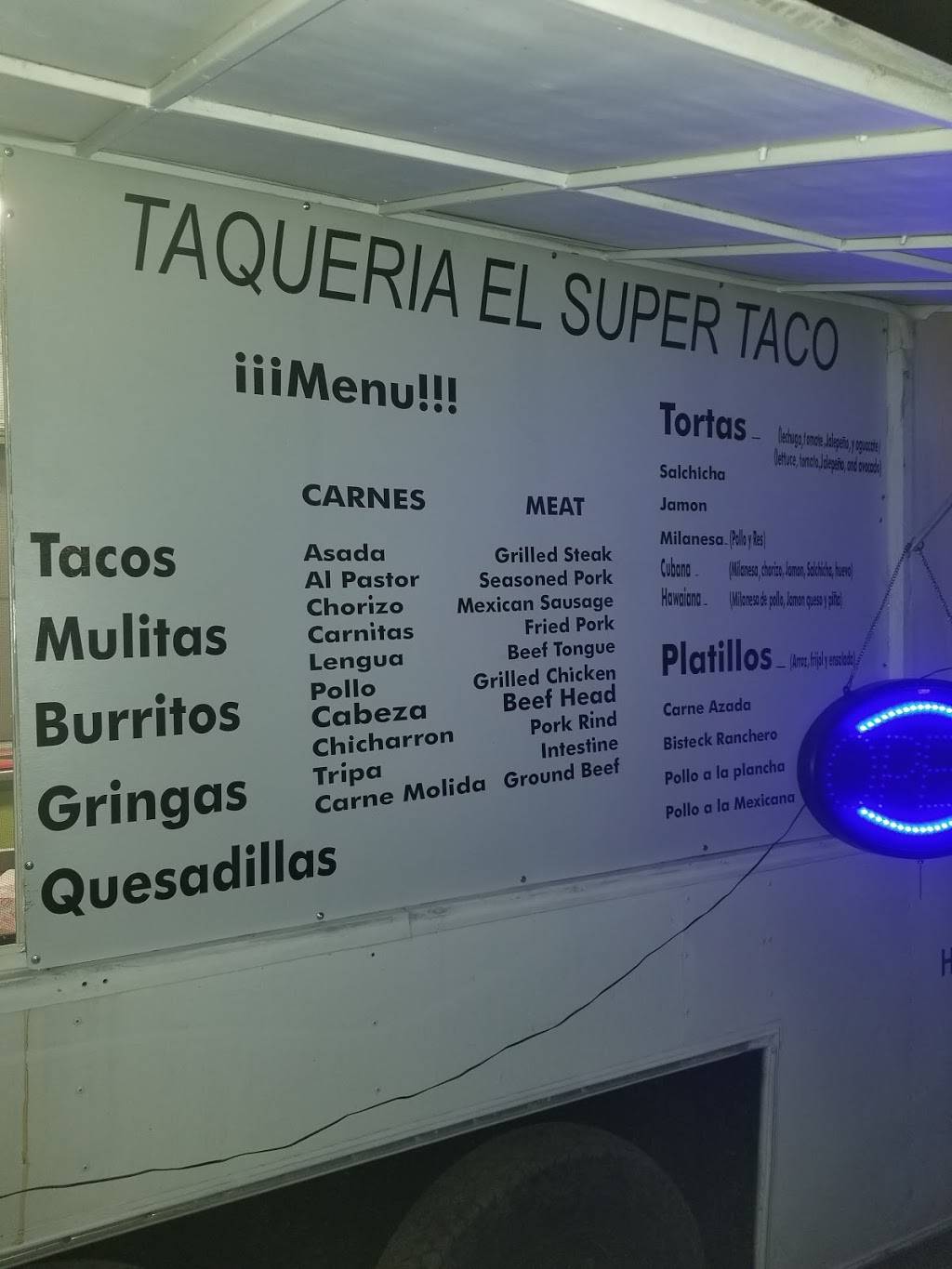 Super Taco taco truck | restaurant | 1076 Winchester Rd NE, Huntsville, AL 35811, USA | 2569477878 OR +1 256-947-7878