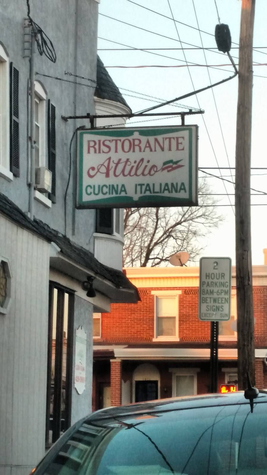 Ristorante Attilio | restaurant | 1900 Lancaster Ave, Wilmington, DE 19805, USA | 3024280909 OR +1 302-428-0909