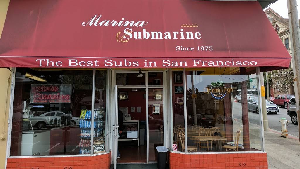Marina Submarine | restaurant | 2299 Union St, San Francisco, CA 94123, USA | 4159213990 OR +1 415-921-3990