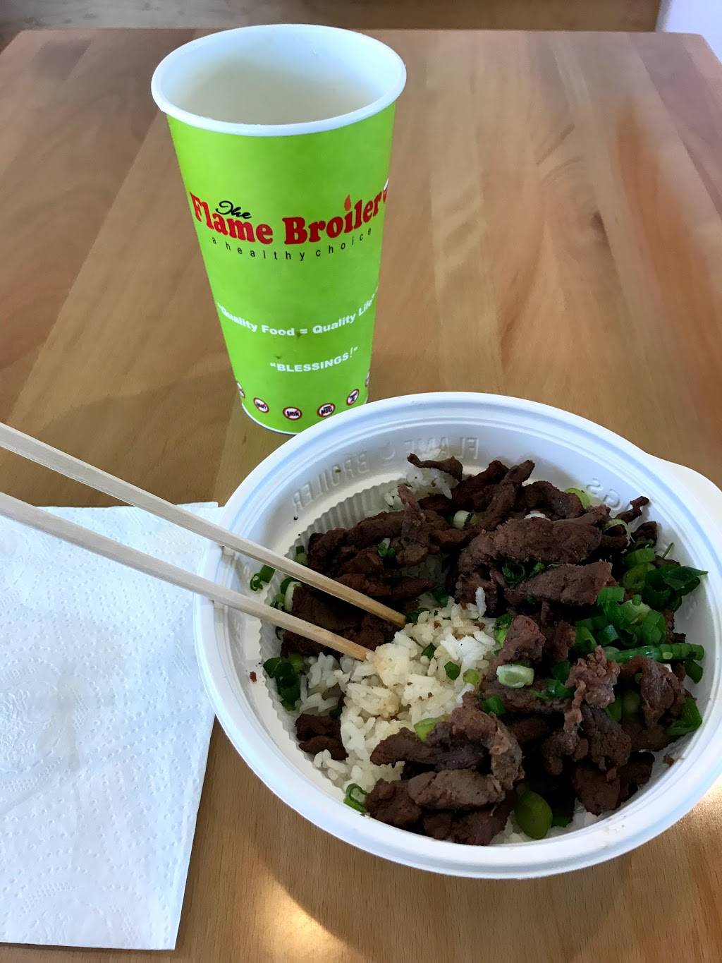 Flame Broiler | restaurant | 1538 Brookhollow Dr, Santa Ana, CA 92705, USA | 7145492870 OR +1 714-549-2870