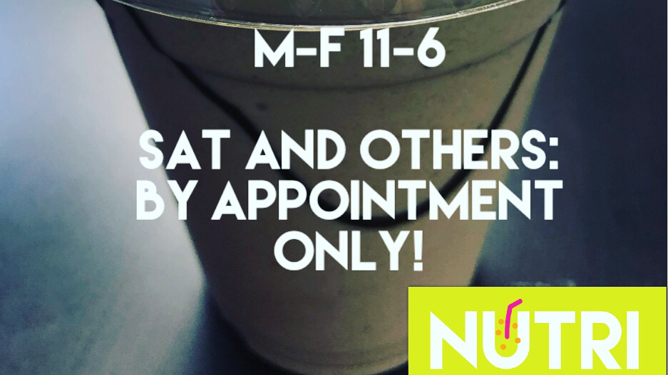 Nutri - smoothie bar | restaurant | 45 E State Rd, Pleasant Grove, UT 84062, USA | 3853230553 OR +1 385-323-0553