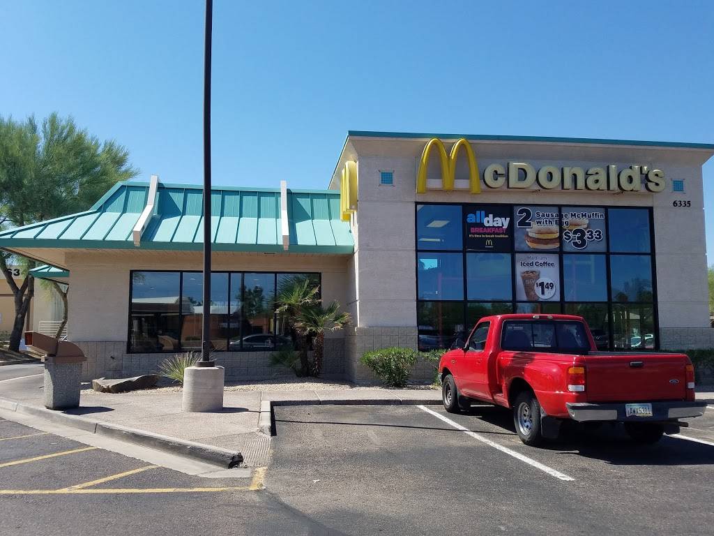 McDonalds | cafe | 6335 E Greenway Rd, Scottsdale, AZ 85254, USA | 4803687930 OR +1 480-368-7930