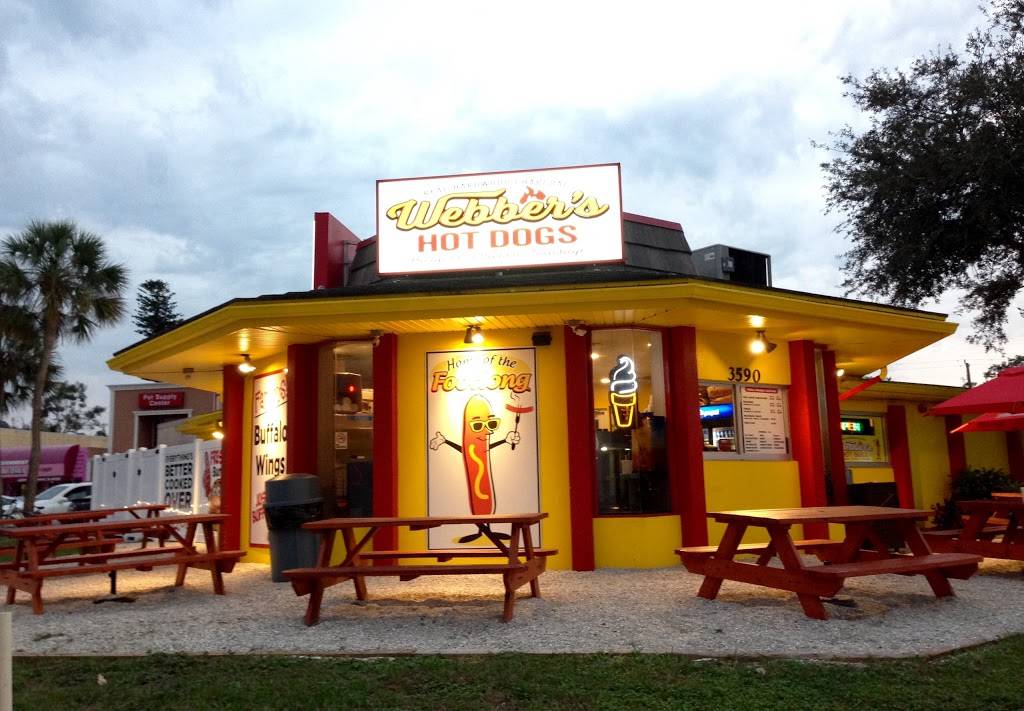 Webbers Hot Dogs | restaurant | 3590 Webber St, Sarasota, FL 34239, USA | 9419259608 OR +1 941-925-9608