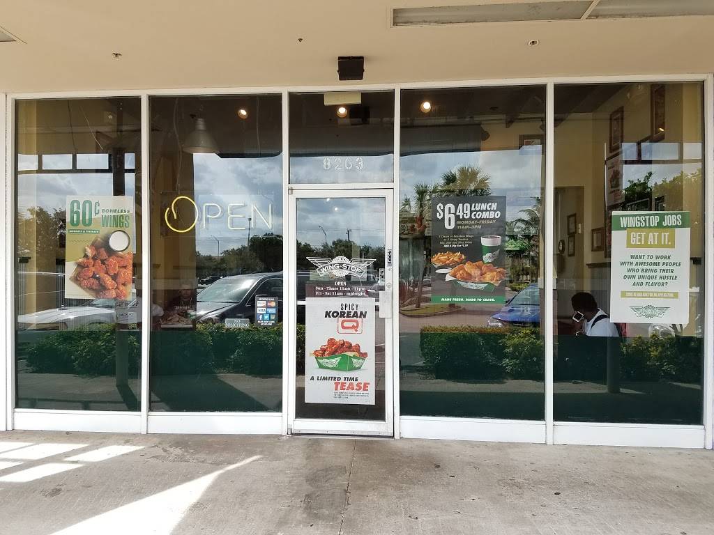 Wingstop | restaurant | 8263 W Sunrise Blvd, Plantation, FL 33322, USA | 9547239464 OR +1 954-723-9464