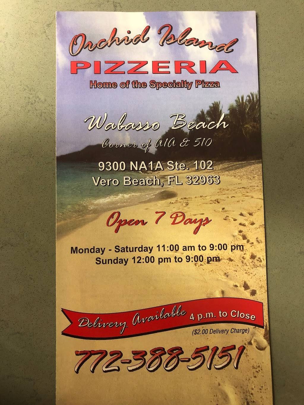 Orchid Island Pizzeria | restaurant | 9300 Florida A1A, Vero Beach, FL 32963, USA | 7723885151 OR +1 772-388-5151
