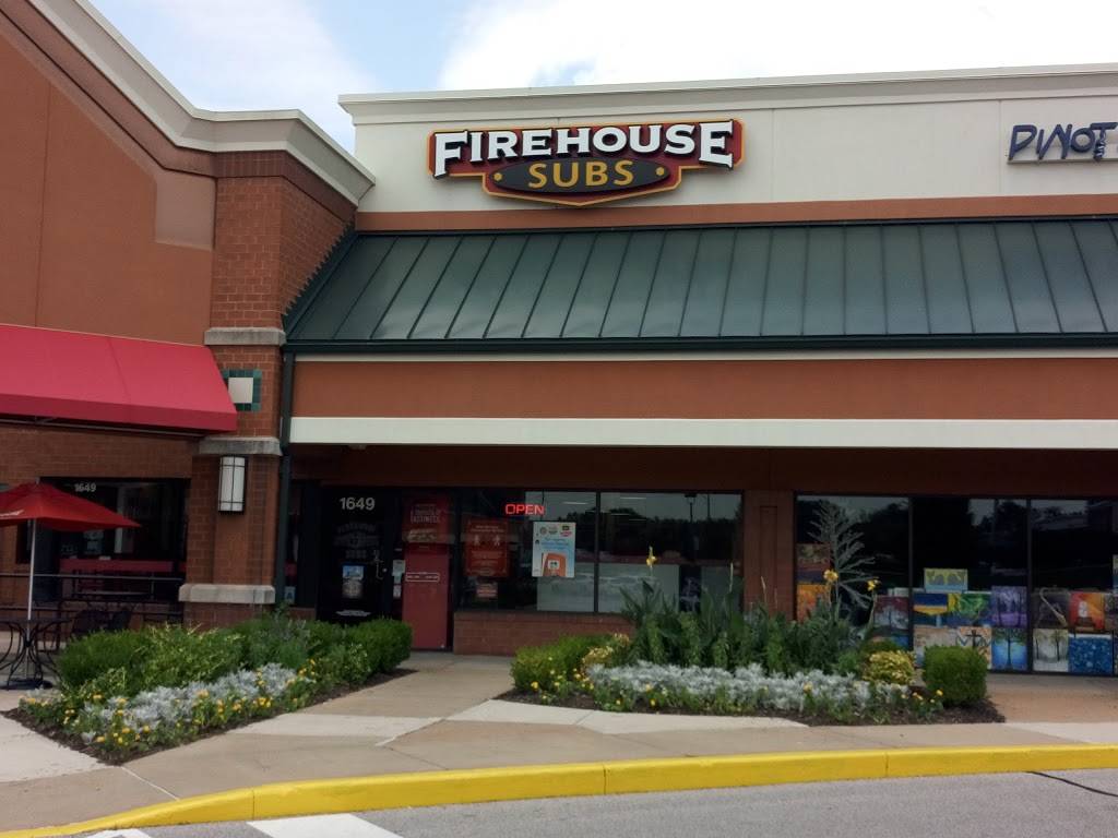 Firehouse Subs | meal delivery | 4616, 1649 Clarkson Rd, Chesterfield, MO 63017, USA | 6365360700 OR +1 636-536-0700