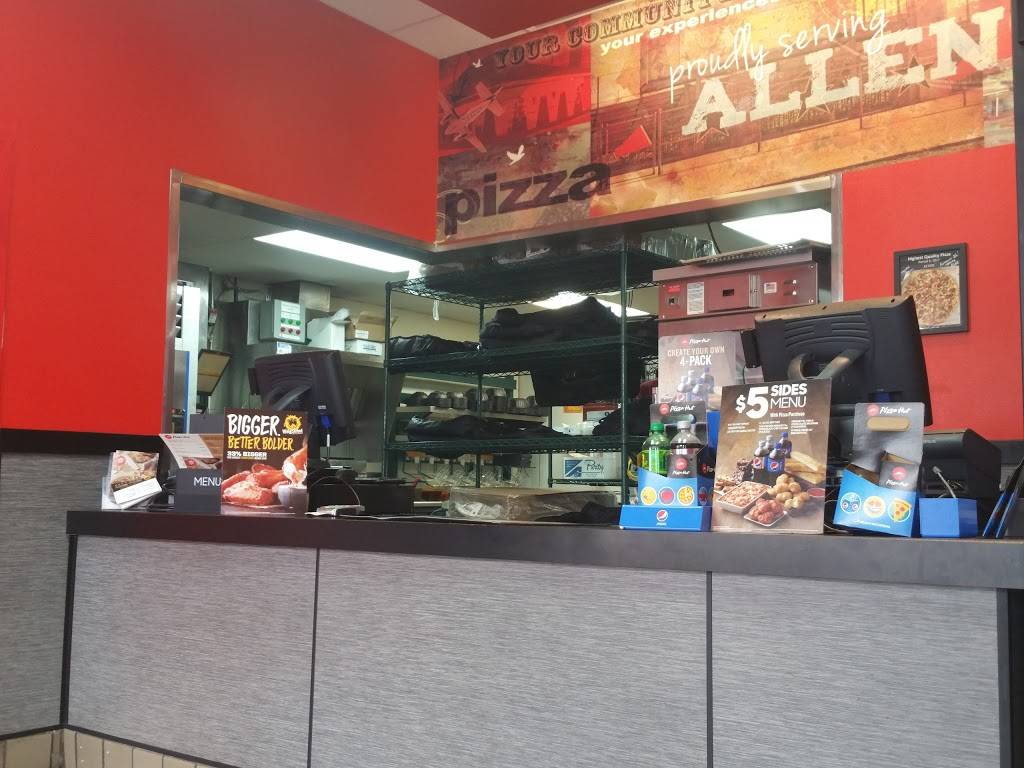 Pizza Hut | restaurant | 801 S Greenville Ave #121, Allen, TX 75002, USA | 9723968200 OR +1 972-396-8200