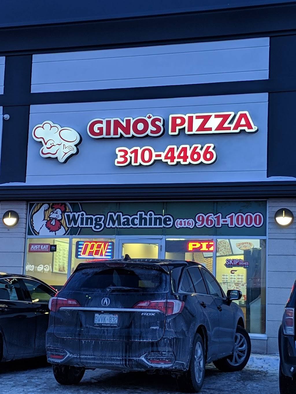 Ginos Pizza | restaurant | 5451 Hwy 7 #112, Woodbridge, ON L4L 0B2, Canada | 8663104466 OR +1 866-310-4466