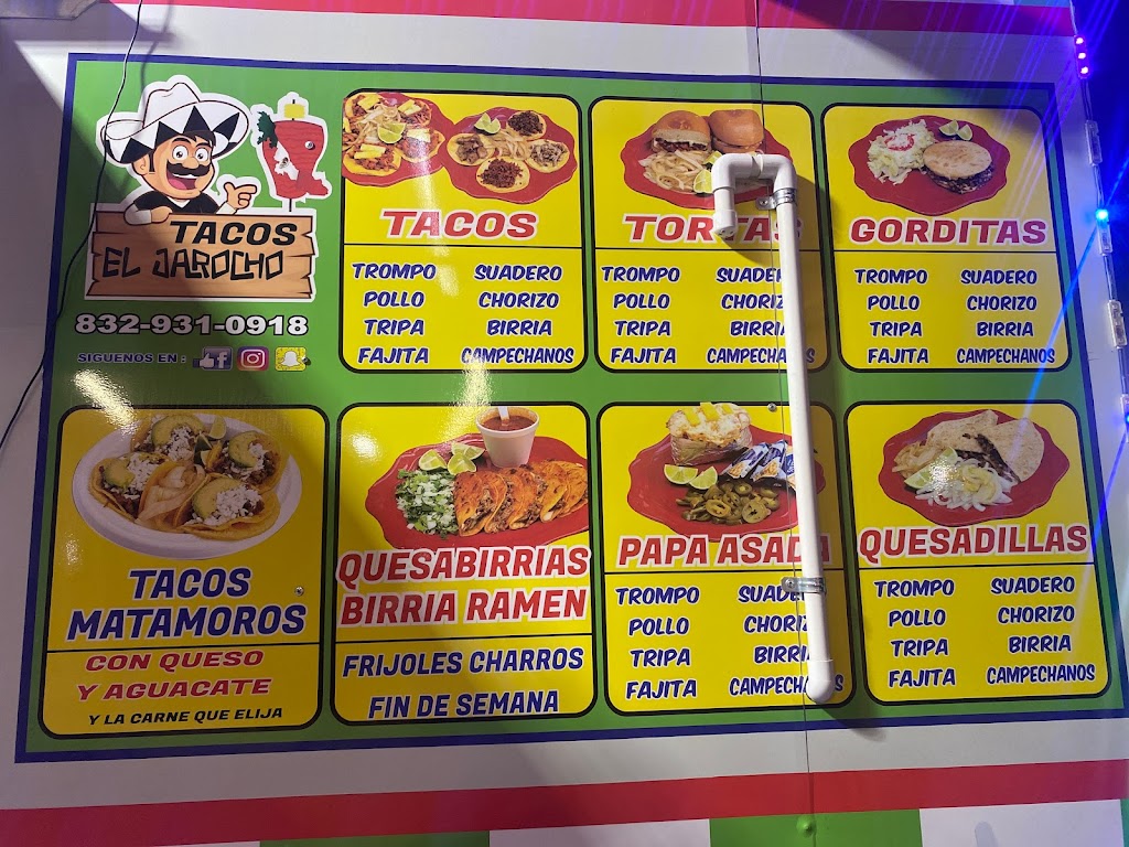 Tacos El Jarocho | restaurant | 11210 Veterans Memorial Dr, Houston, TX 77067, USA | 8329310918 OR +1 832-931-0918