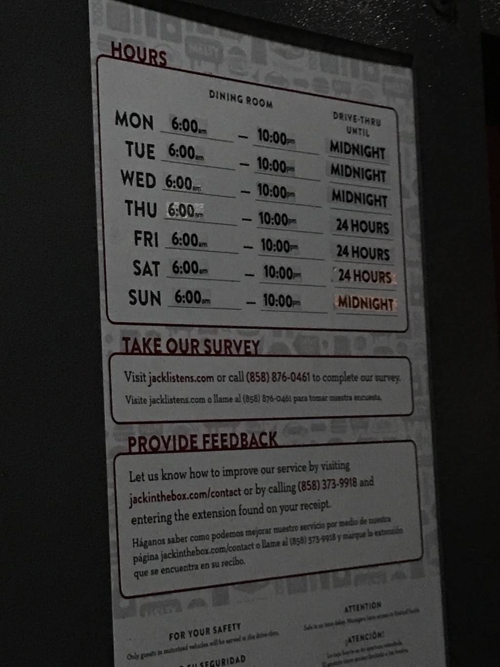 Jack in the Box | restaurant | 13009 NE Hwy 99 Ste 300, Vancouver, WA 98686, USA | 3605767023 OR +1 360-576-7023