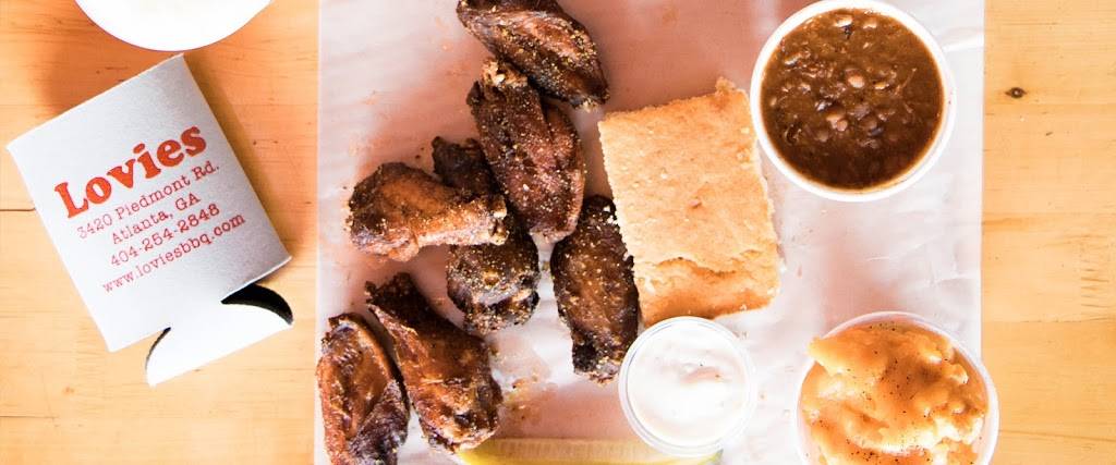 Lovies BBQ | restaurant | 3420 Piedmont Rd NE, Atlanta, GA 30305, USA | 4042542848 OR +1 404-254-2848