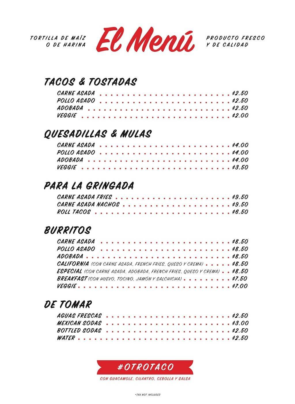 La Taqueria Tijuana | restaurant | 1753 Palm Ave, San Diego, CA 92154, USA | 6193139127 OR +1 619-313-9127