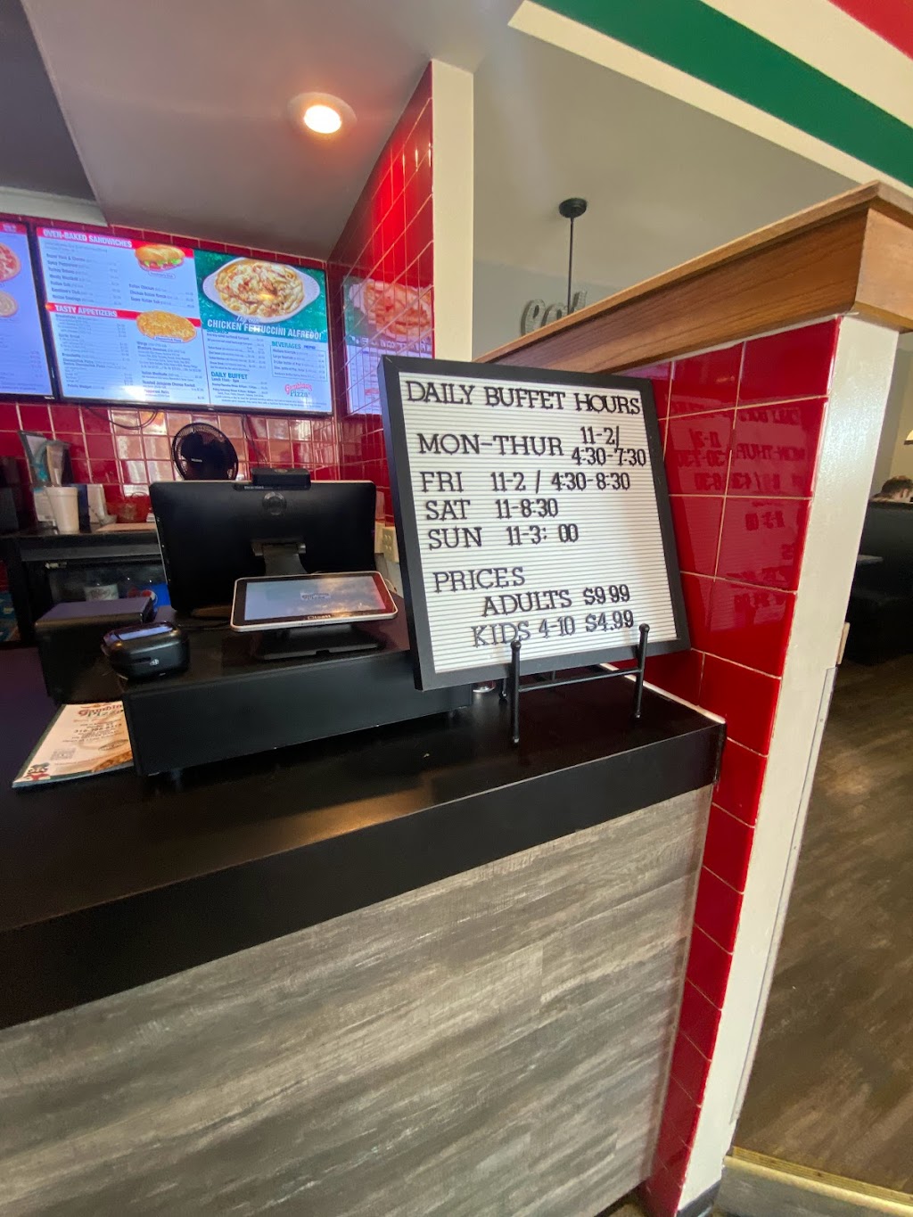 Gambinos Pizza | restaurant | 408 N Baltimore Ave, Derby, KS 67037, USA | 3167888315 OR +1 316-788-8315