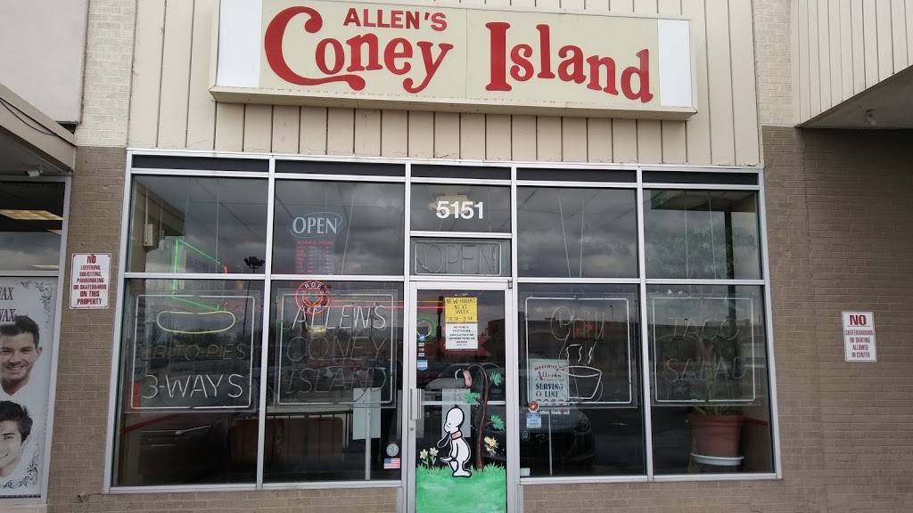 Allens Coney Island | restaurant | 5151 S Peoria Ave, Tulsa, OK 74105, USA | 9187438406 OR +1 918-743-8406