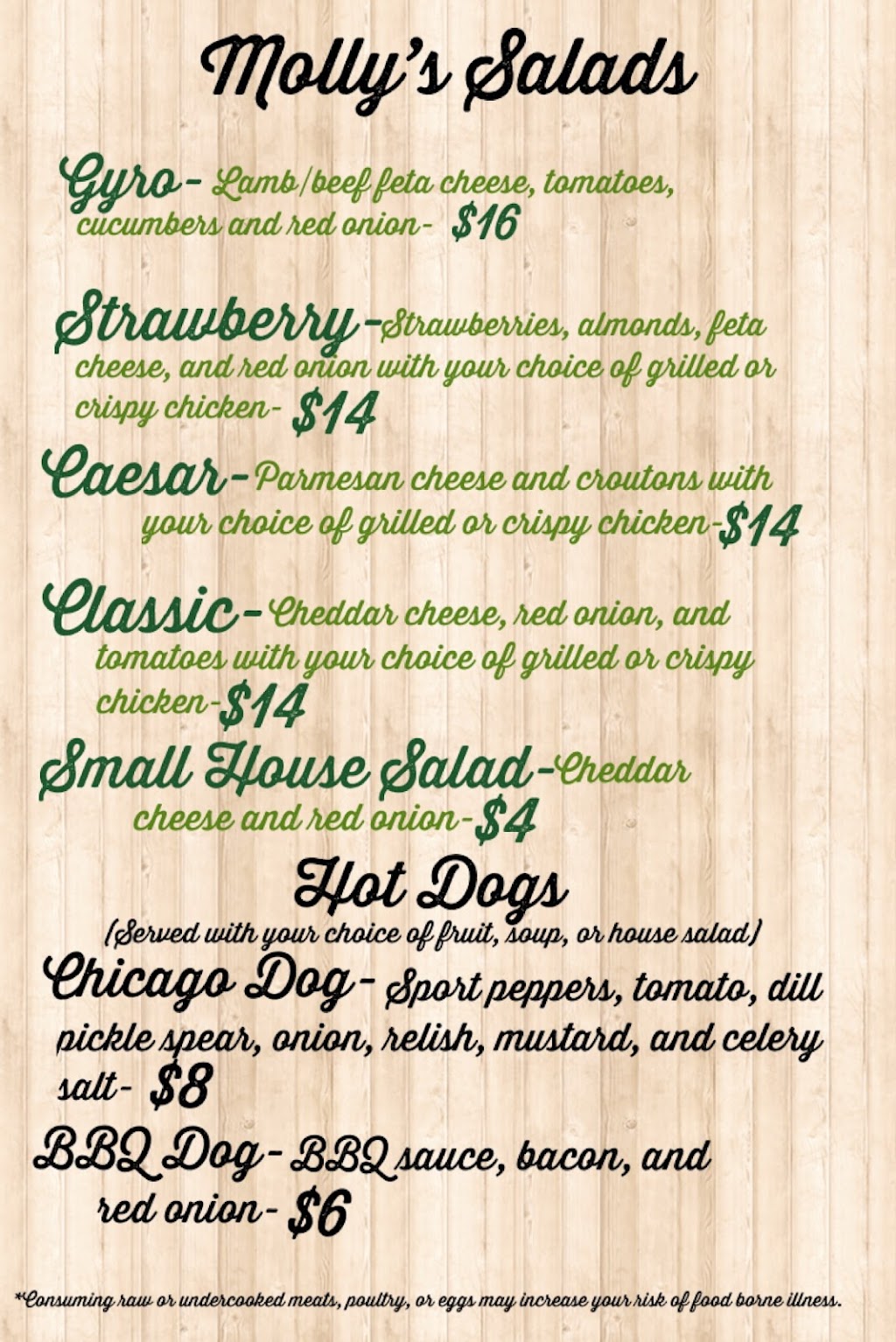 Mollys Beach Walk | restaurant | 4514 Lake St, Bridgman, MI 49106, USA | 2692667295 OR +1 269-266-7295