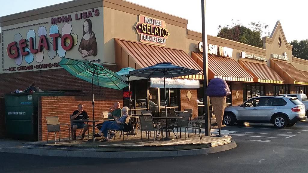 Mona Lisas Gelato & Cafe | restaurant | 305 W Oakland Ave, Johnson City, TN 37604, USA | 4232628357 OR +1 423-262-8357