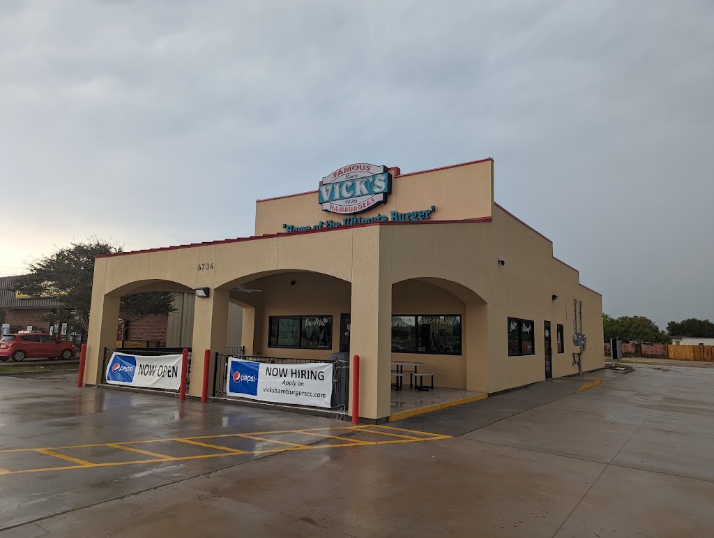 Vicks Famous Hamburgers | restaurant | 6734 Saratoga Blvd, Corpus Christi, TX 78414, USA | 3614445382 OR +1 361-444-5382