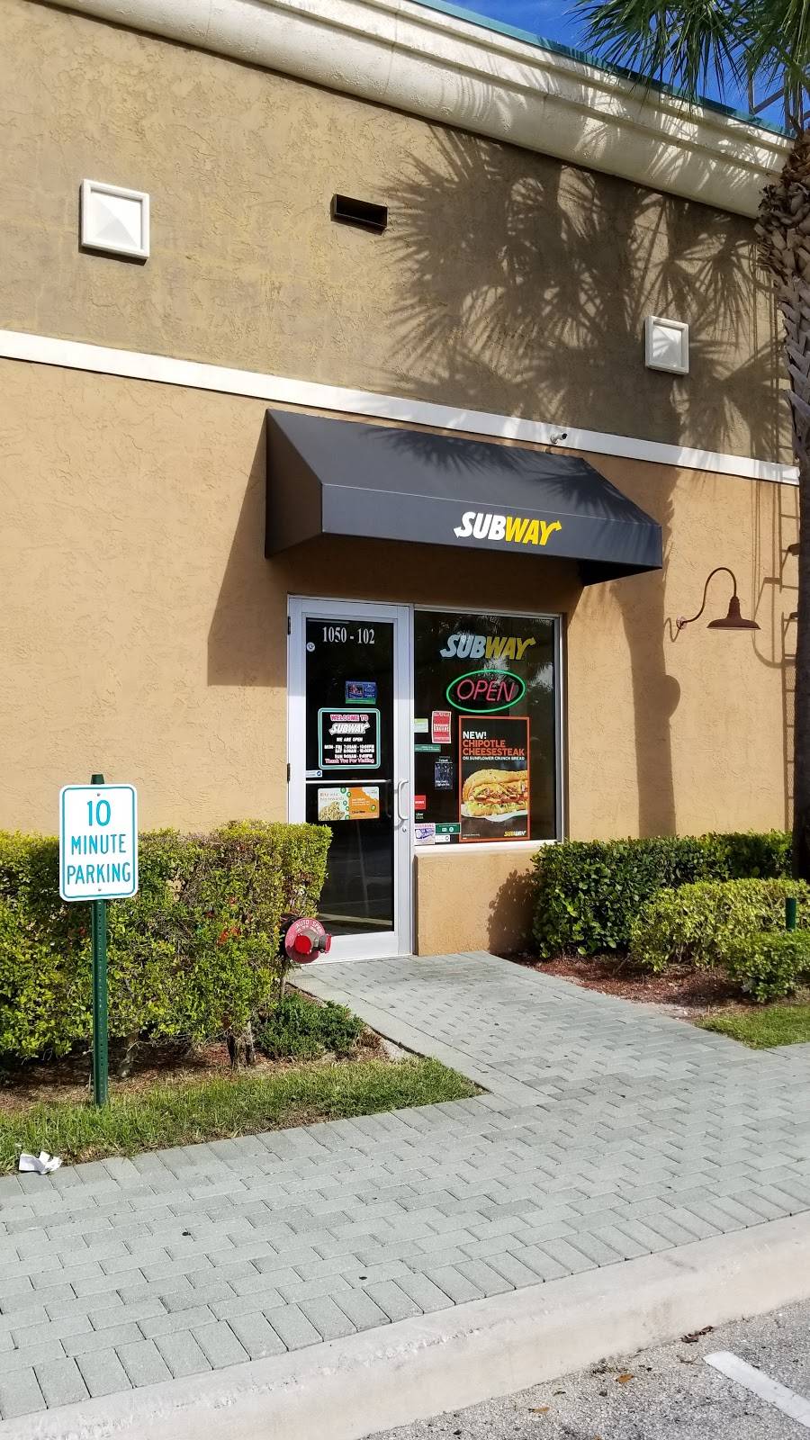 Subway | meal takeaway | 1050 Gateway Blvd Suite 102, Boynton Beach, FL 33426, USA | 5612004721 OR +1 561-200-4721