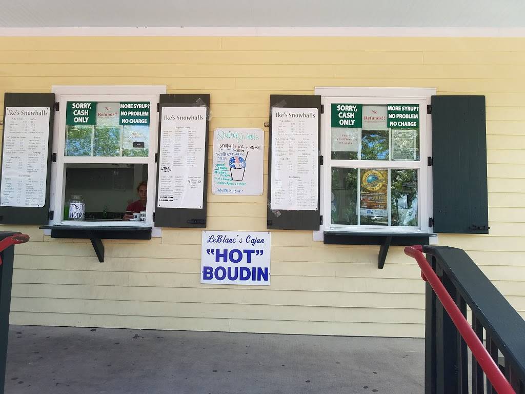 Ikes Snowballs | restaurant | 520 City Park Ave, New Orleans, LA 70119, USA | 5042089983 OR +1 504-208-9983