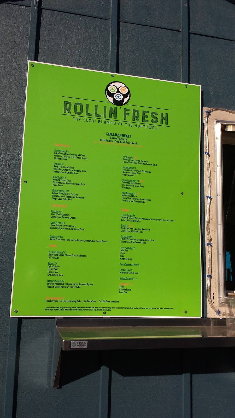 Rollin Fresh | restaurant | 625 NE Killingsworth St, Portland, OR 97211, USA | 9717274279 OR +1 971-727-4279