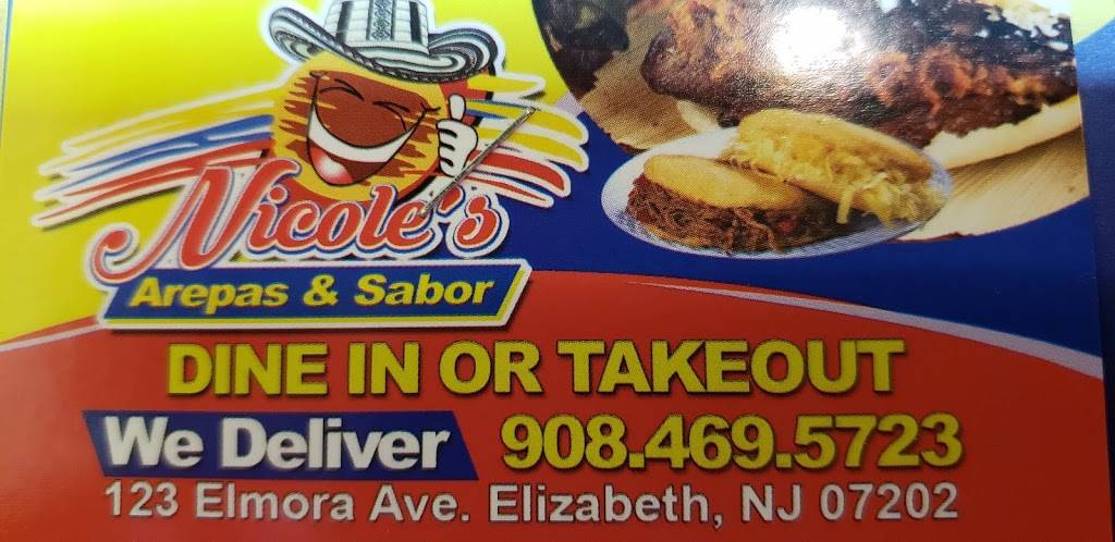 Arepas Colombianas | restaurant | 123 Elmora Ave, Elizabeth, NJ 07202, USA | 9084695723 OR +1 908-469-5723