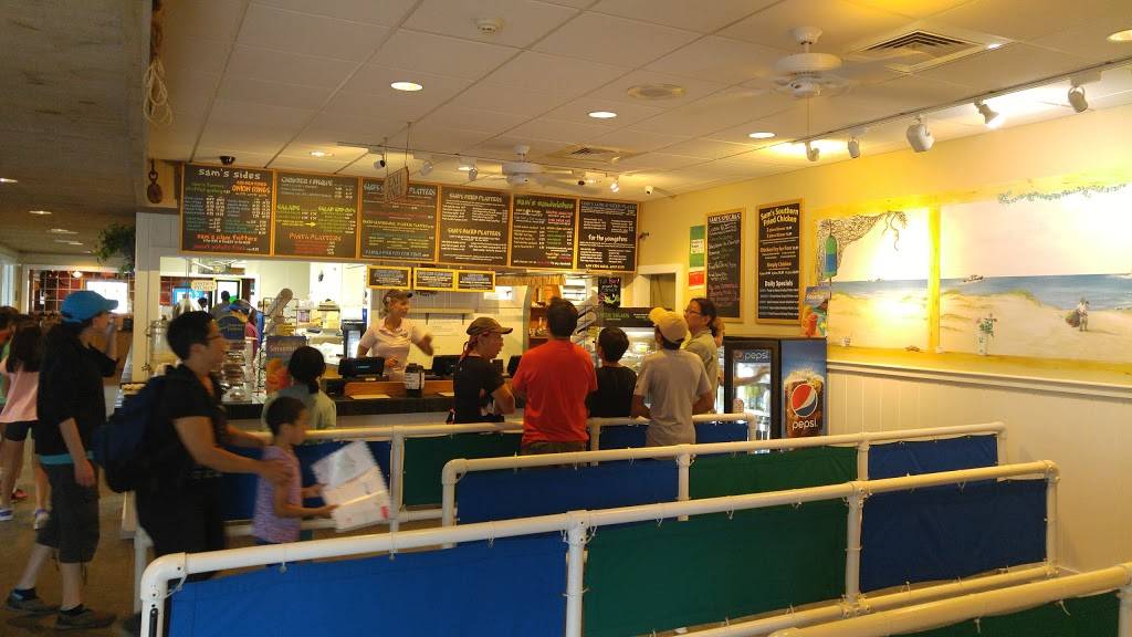 Seafood Sams | restaurant | 6 Coast Guard Rd, Sandwich, MA 02563, USA | 5088884629 OR +1 508-888-4629