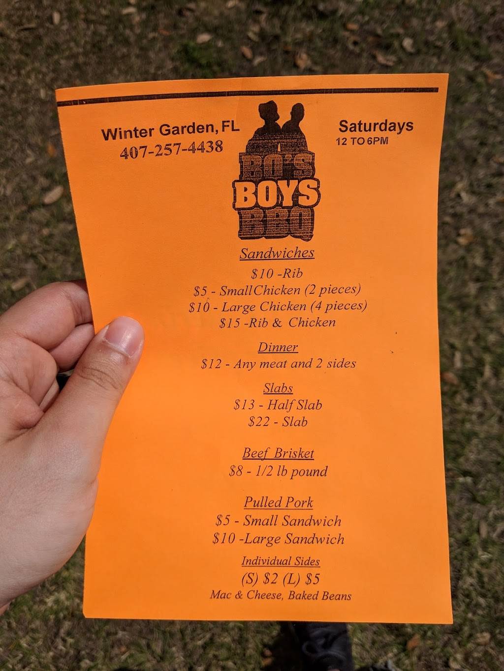 Bos Boys BBQ | restaurant | Winter Garden, FL 34787, USA | 4072574438 OR +1 407-257-4438