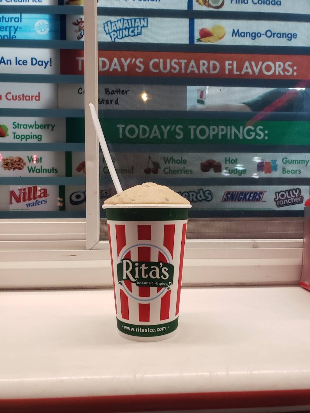Ritas Italian Ice & Frozen Custard | restaurant | 2033 Eastern Ave, Baltimore, MD 21231, USA | 4107322663 OR +1 410-732-2663