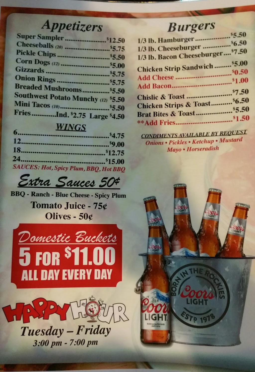 Critters & Roskens Dakota Pizzas | restaurant | 200 E Main St, Crooks, SD 57020, USA | 6055435425 OR +1 605-543-5425