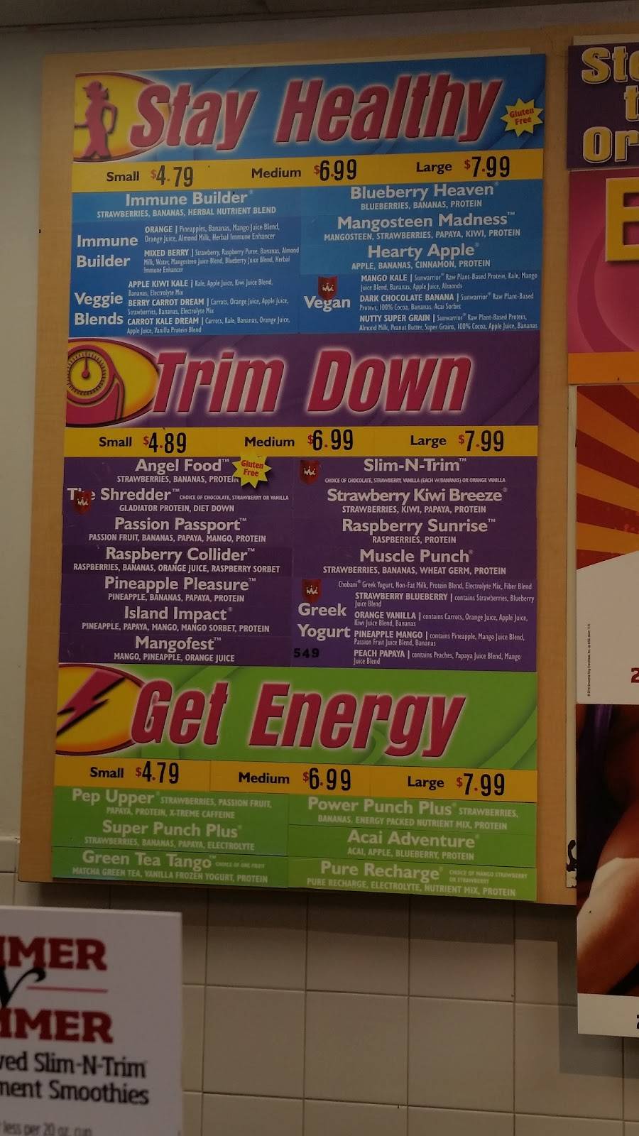 Smoothie King | restaurant | 5561 Chamblee Dunwoody Rd, Dunwoody, GA 30338, USA | 7706980999 OR +1 770-698-0999