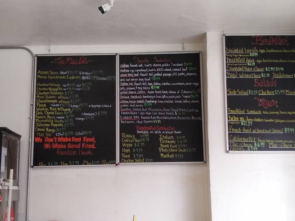 The Mess Deli | restaurant | 1770 E Broadway, Long Beach, CA 90802, USA | 5624368901 OR +1 562-436-8901