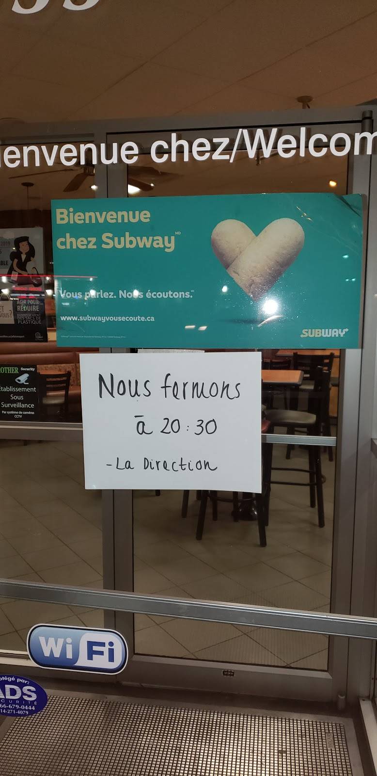 Subway | restaurant | 955 Boulevard Taschereau, La Prairie, QC J5R 1W5, Canada | 4504449988 OR +1 450-444-9988