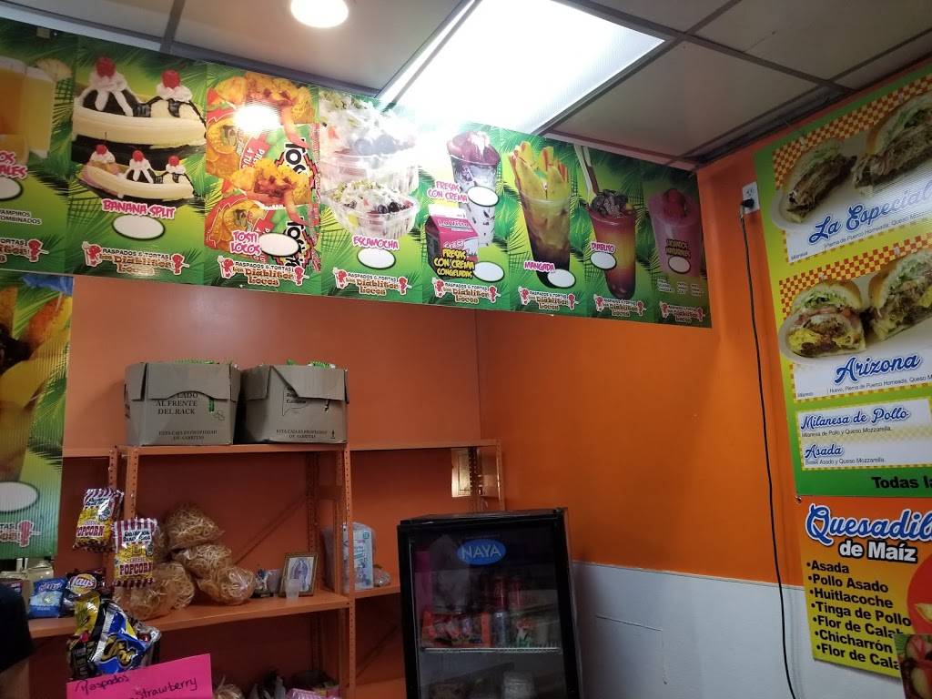 Raspados & Tortas "Los Diablitos Locos" | restaurant | 2201 N 83rd Ave #101, Phoenix, AZ 85035, USA | 6028003036 OR +1 602-800-3036