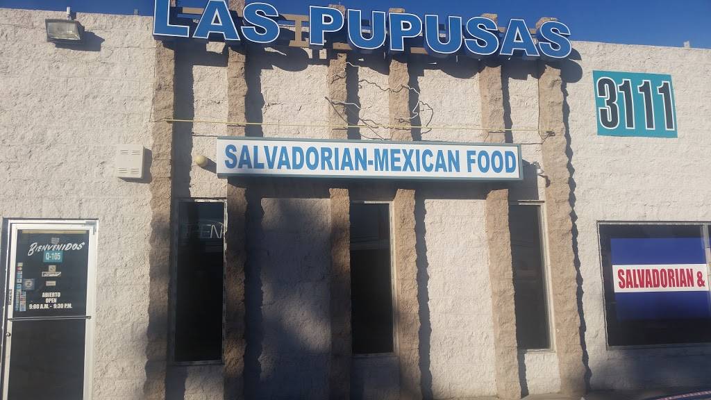 Las Pupusas Restaurant | restaurant | 3111 S Valley View Blvd Q105, Las Vegas, NV 89102, USA | 7022487776 OR +1 702-248-7776