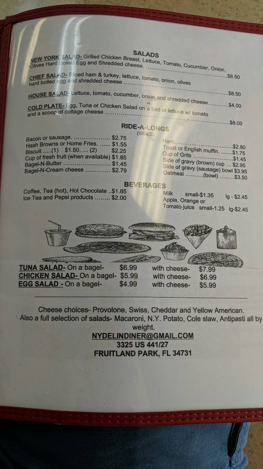 New York Deli N Diner | restaurant | 3325 US-441, Fruitland Park, FL 34731, USA | 3523650051 OR +1 352-365-0051