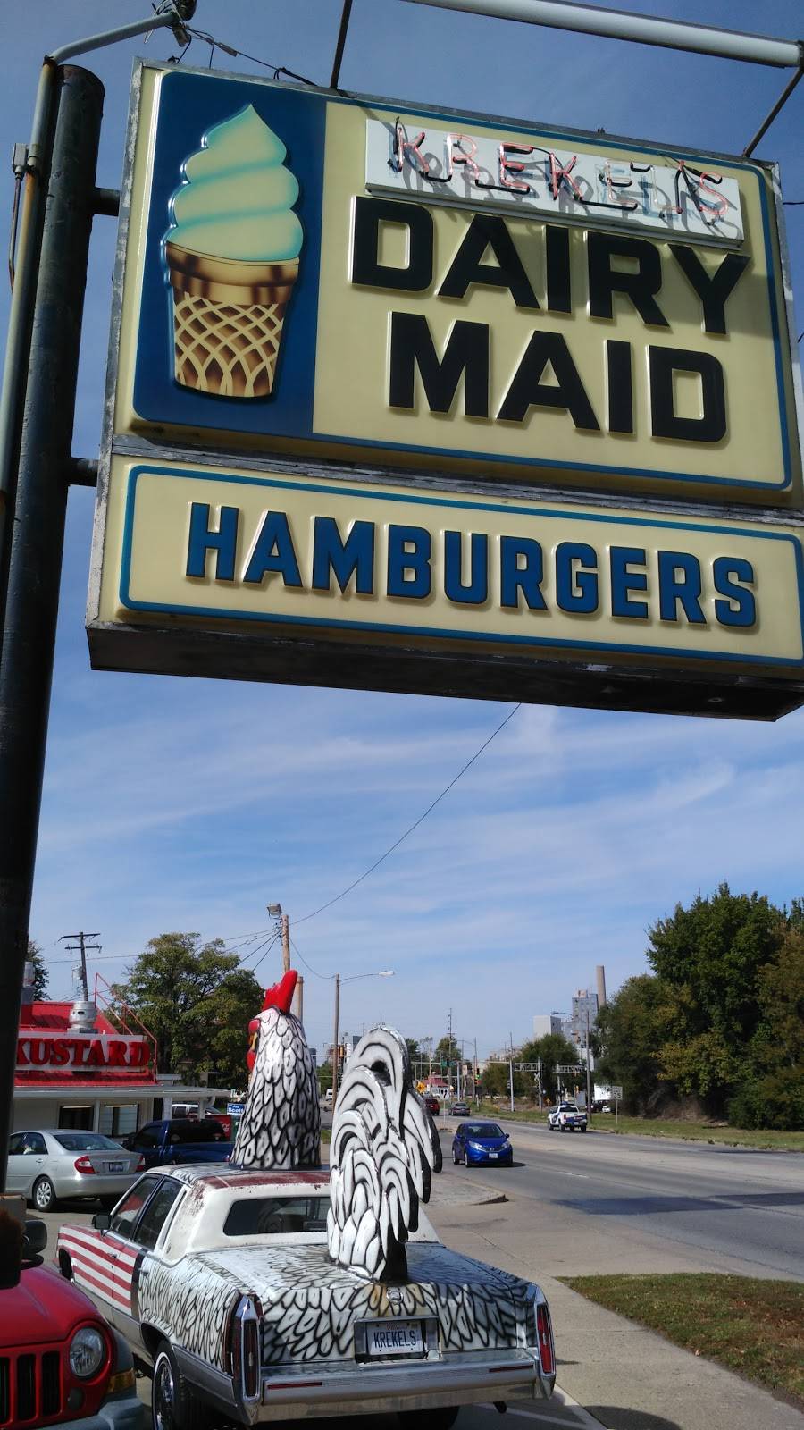 Krekels Dairy Maid | restaurant | 2320 E Main St, Decatur, IL 62521, USA | 2174231719 OR +1 217-423-1719