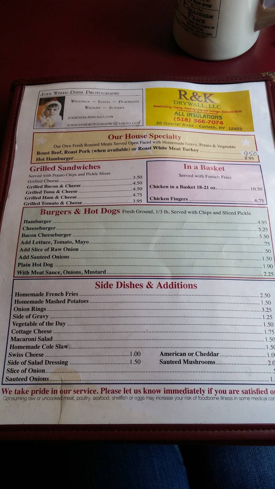 Ye Old Fort Diner | restaurant | 11 East St, Fort Edward, NY 12828, USA | 5187477029 OR +1 518-747-7029