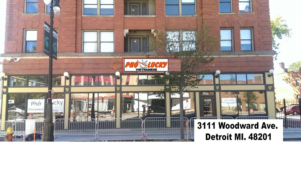Pho Lucky Detroit - Midtown | restaurant | 3111 Woodward Ave, Detroit, MI 48201, USA | 3133383895 OR +1 313-338-3895