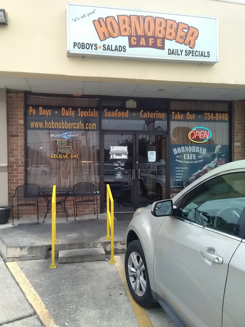 Hobnobber Cafe | restaurant | 5928 W Metairie Ave #8, Metairie, LA 70003, USA | 5047348448 OR +1 504-734-8448