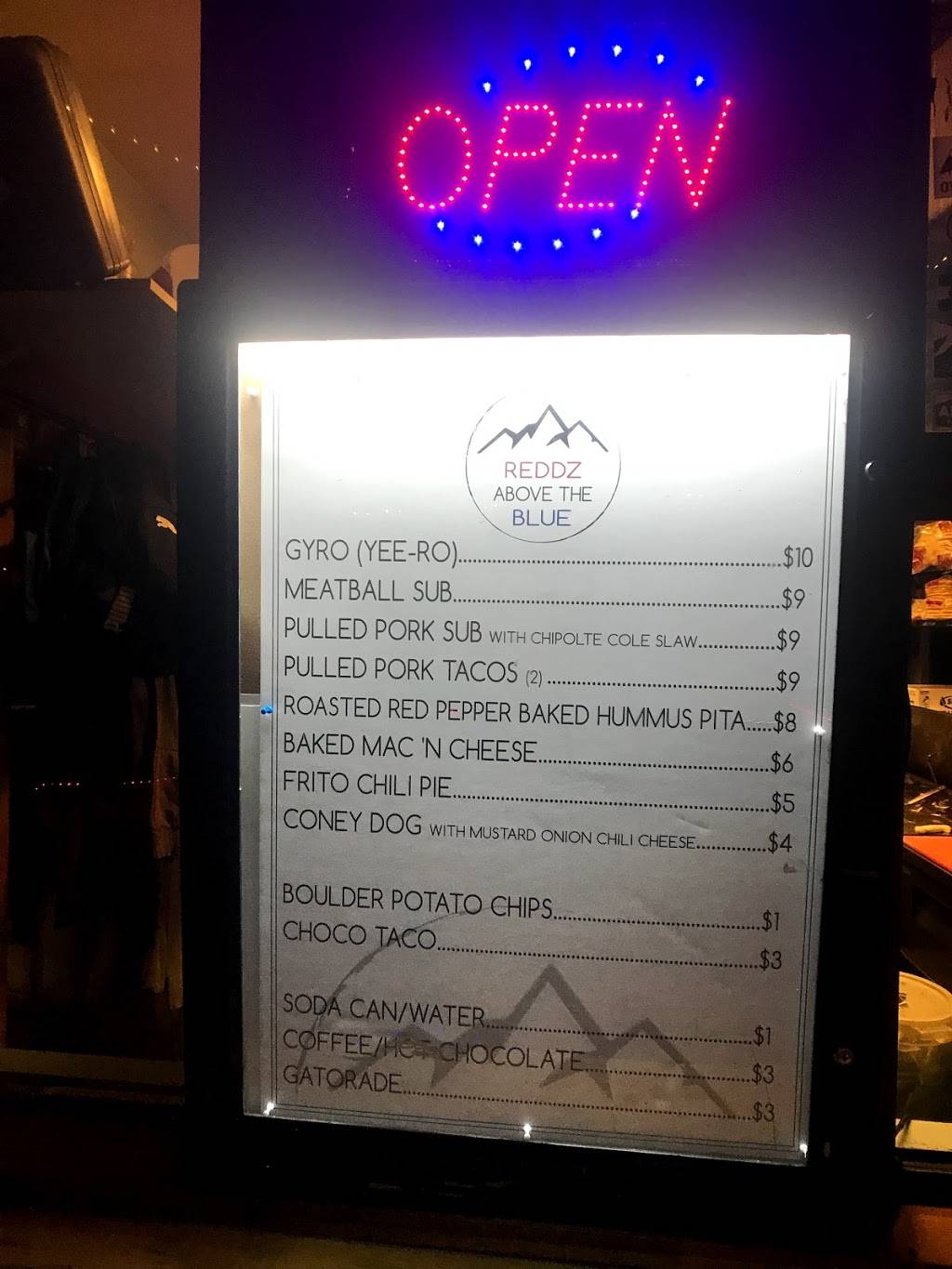 Above the Blue "REDDZ" | restaurant | 421 S Main St, Breckenridge, CO 80424, USA | 9704533062 OR +1 970-453-3062