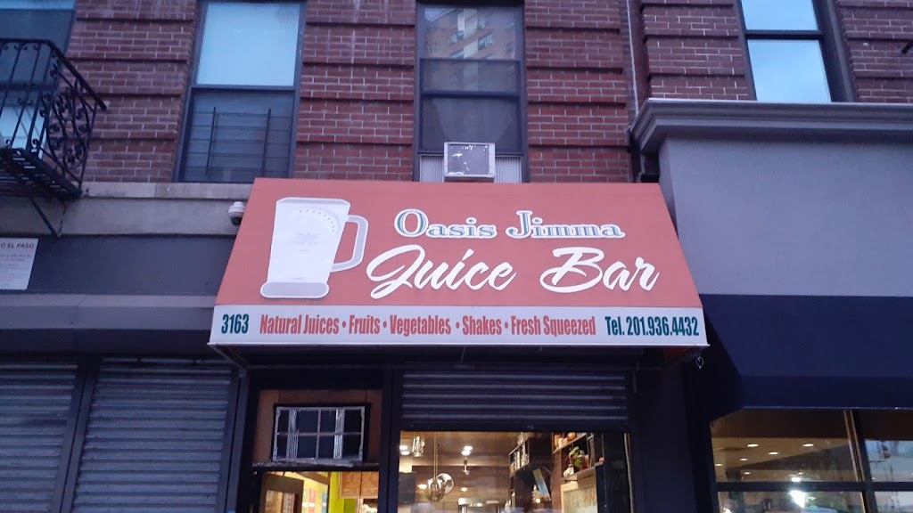Oasis Jimma Juice Bar | restaurant | 3163 Broadway, New York, NY 10027, USA | 6465900685 OR +1 646-590-0685