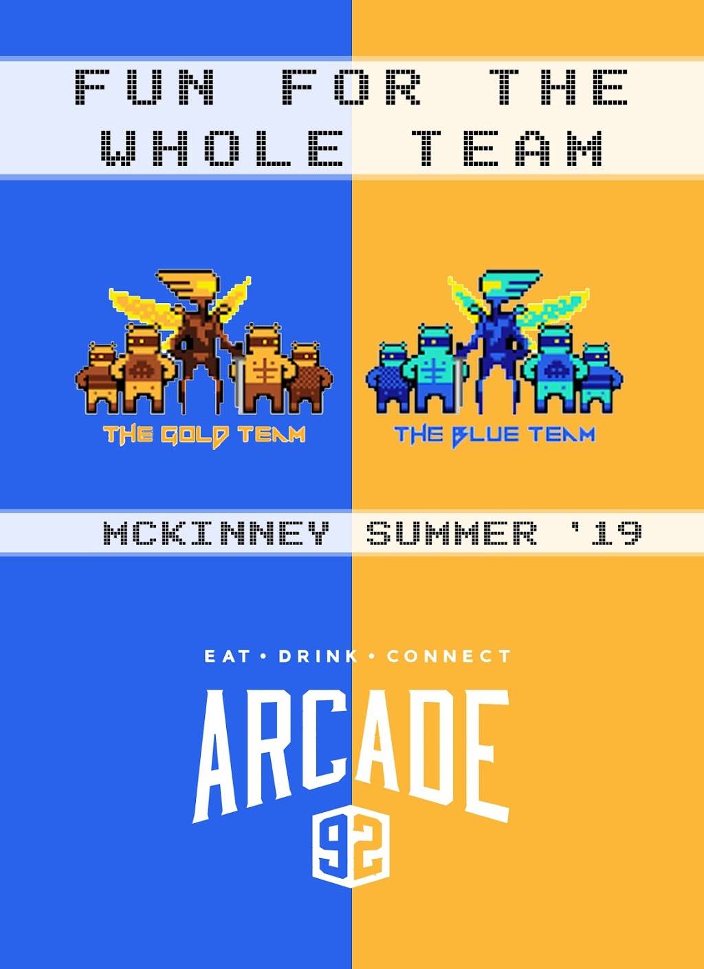 Arcade92 Retro Gaming Bar | restaurant | 305 E Virginia St, McKinney, TX 75069, USA | 2144556159 OR +1 214-455-6159