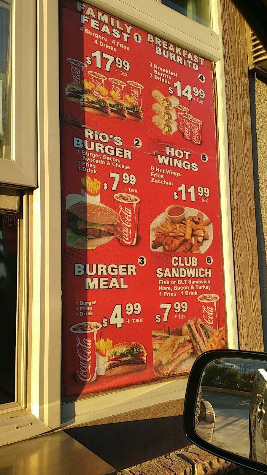 Rios Burger | restaurant | 2511 Olive Dr, Palmdale, CA 93550, USA | 6614138173 OR +1 661-413-8173