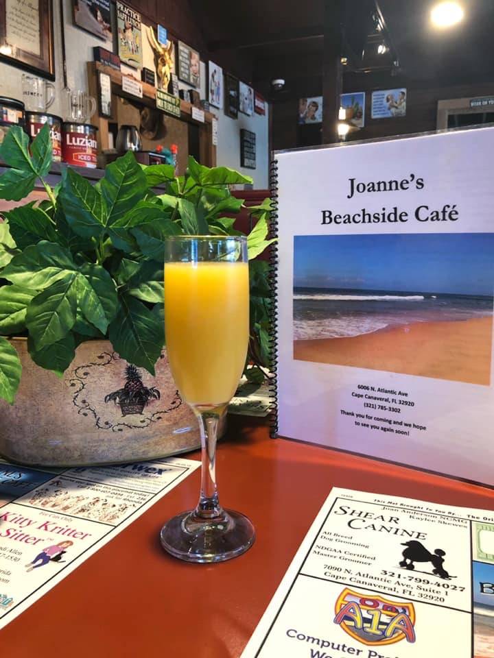 Joanne’s Beachside Cafe | restaurant | 6006 N Atlantic Ave, Cape Canaveral, FL 32920, USA | 3217853302 OR +1 321-785-3302