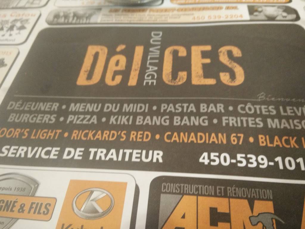 Les Délices du Village | restaurant | 645A Rue Principale, Saint-Joachim-de-Shefford, QC J0E 2G0, Canada | 4505391010 OR +1 450-539-1010
