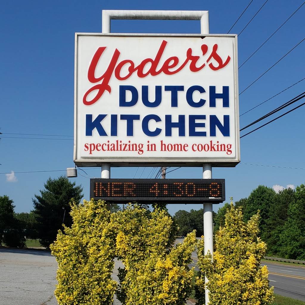 Yoders Dutch Kitchen | restaurant | 809 E Greenwood St, Abbeville, SC 29620, USA | 8643665556 OR +1 864-366-5556