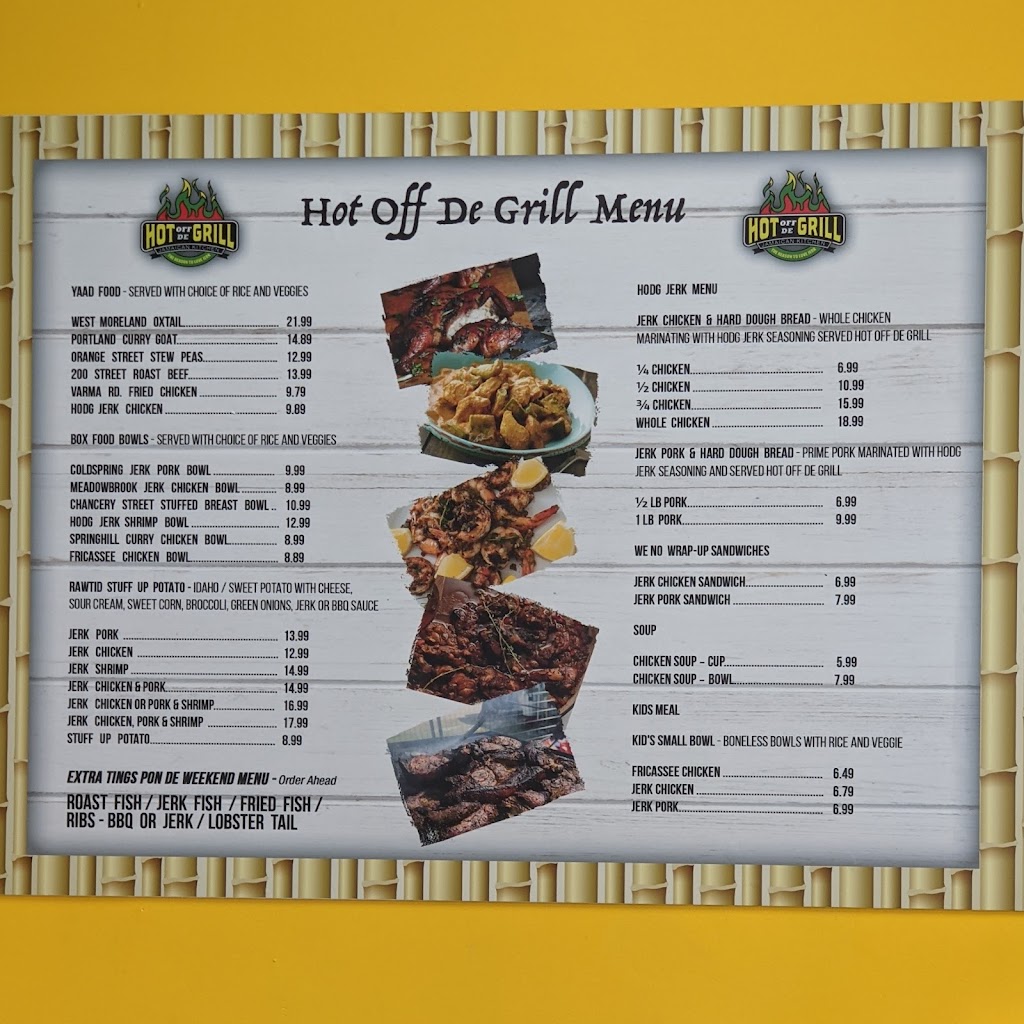 Hot Off De Grill | restaurant | 17085 Pines Blvd, Pembroke Pines, FL 33027, USA | 9545895334 OR +1 954-589-5334